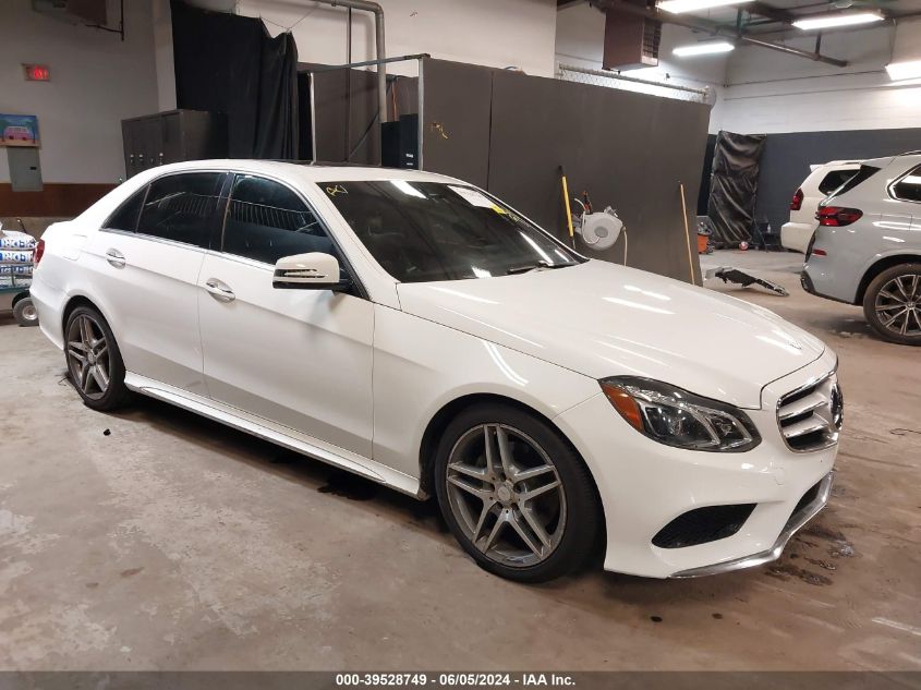 2016 MERCEDES-BENZ E 350 4MATIC