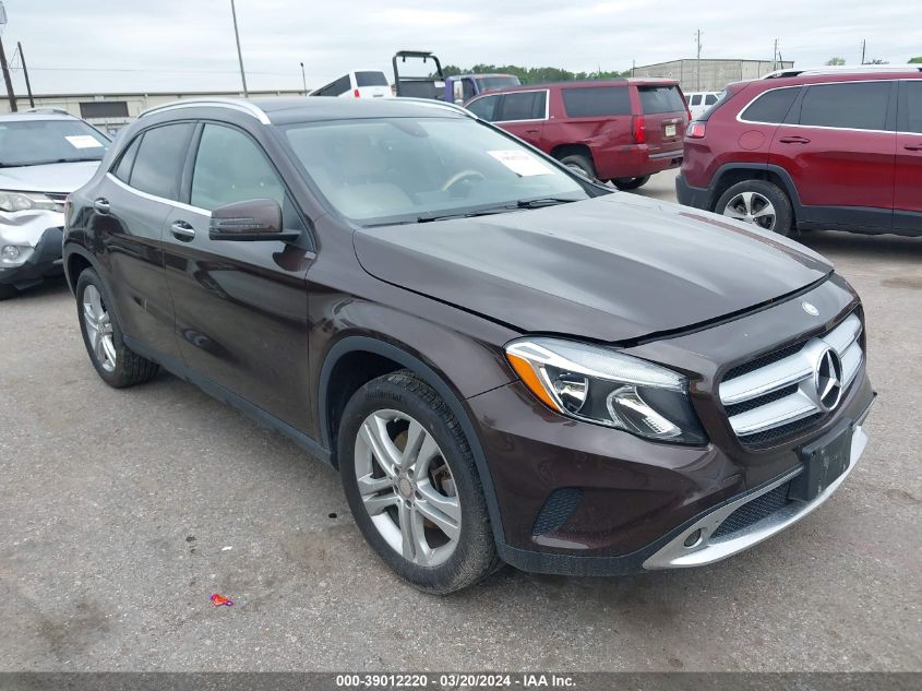 2015 MERCEDES-BENZ GLA 250 4MATIC