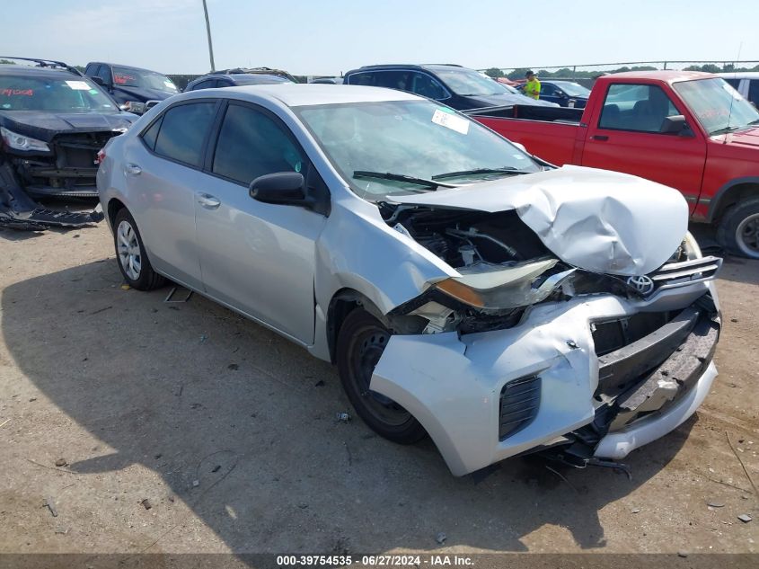 2015 TOYOTA COROLLA L/LE/LE PLS/PRM/S/S PLS