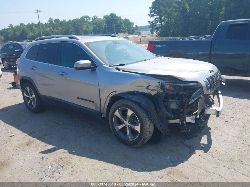 2019 JEEP CHEROKEE LIMITED 4X4