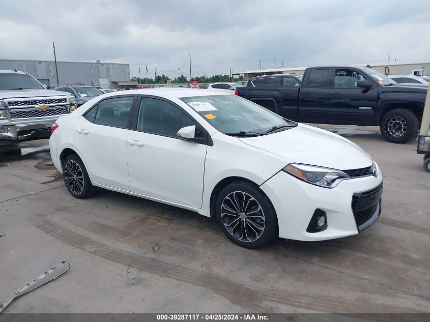 2016 TOYOTA COROLLA S PLUS