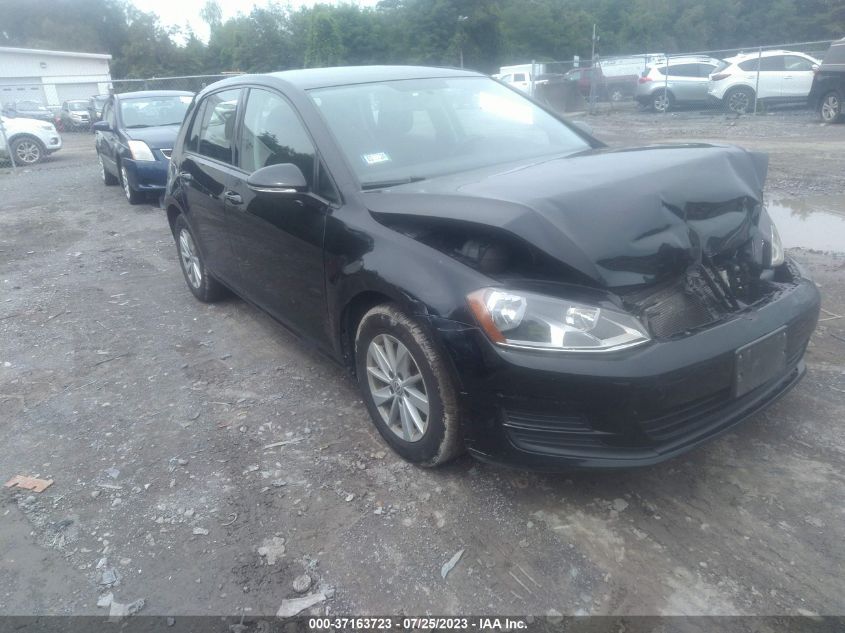 2016 VOLKSWAGEN GOLF TSI S 4-DOOR