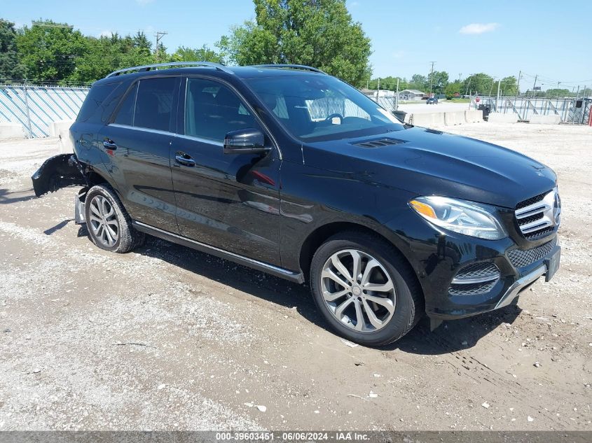 2016 MERCEDES-BENZ GLE 350 4MATIC