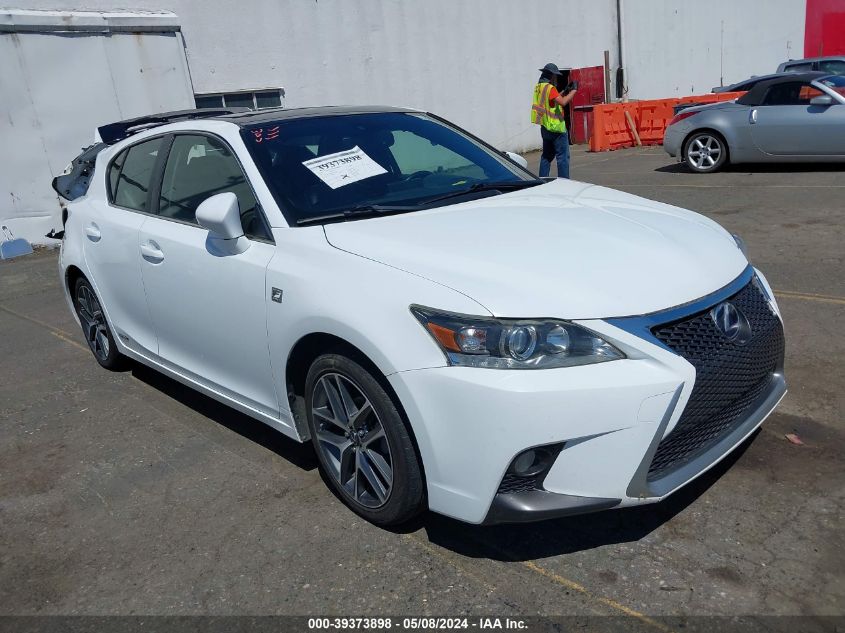 2015 LEXUS CT 200H