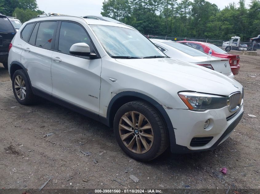 2017 BMW X3 XDRIVE28I