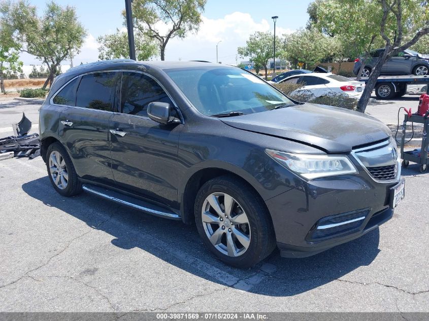 2014 ACURA MDX ADVANCE PKG W/ENTERTAINMENT PKG