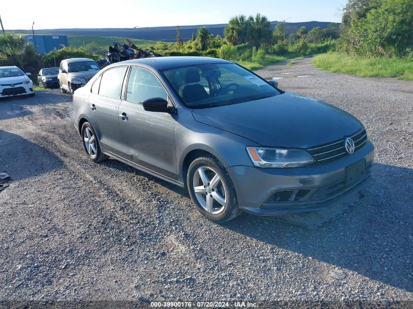 2016 VOLKSWAGEN JETTA S