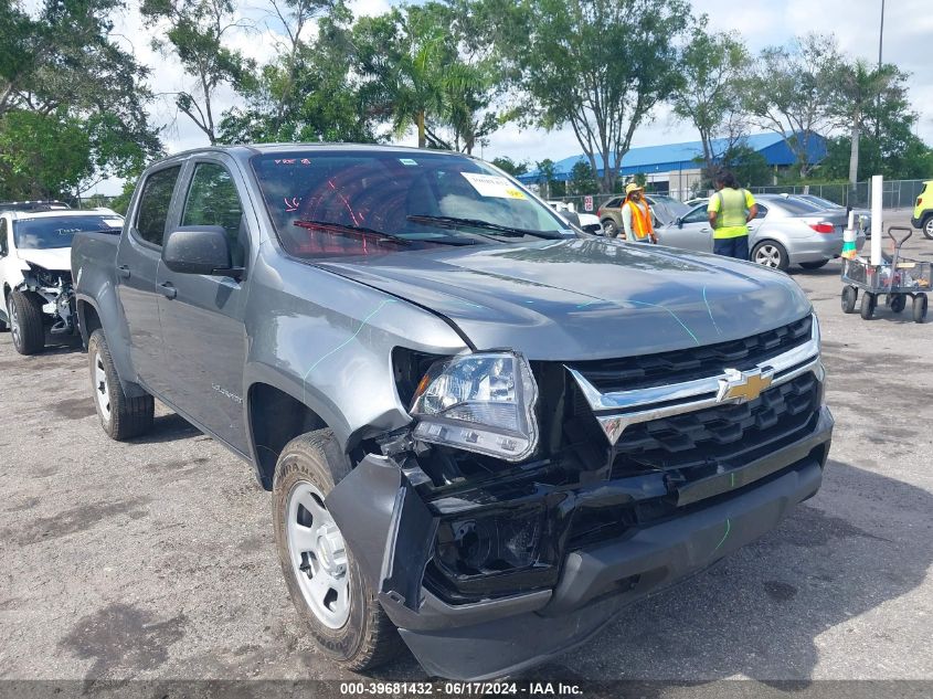 2022 CHEVROLET COLORADO 2WD  SHORT BOX WT