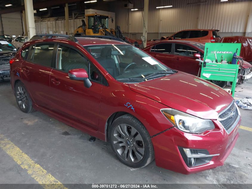 2015 SUBARU IMPREZA SPORT