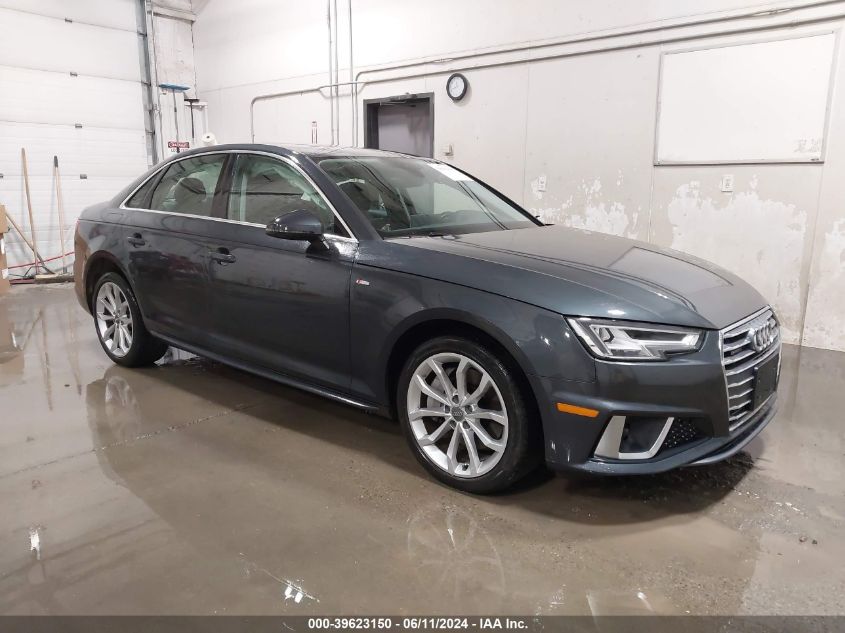 2019 AUDI A4 PREMIUM PLUS