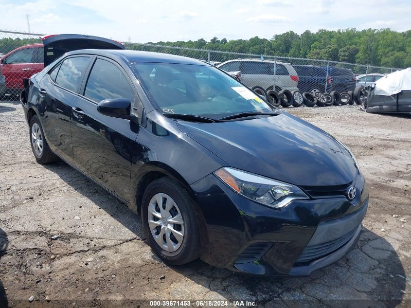 2016 TOYOTA COROLLA L