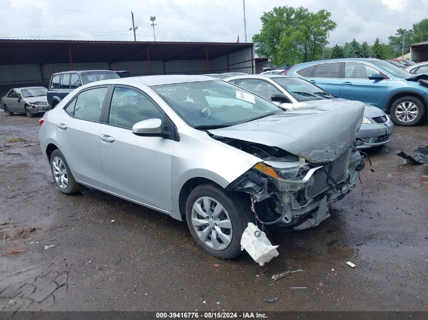 2016 TOYOTA COROLLA LE