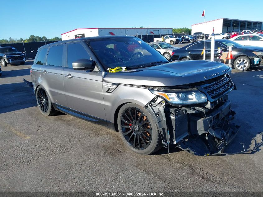 2016 LAND ROVER RANGE ROVER SPORT 3.0L V6 SUPERCHARGED HSE