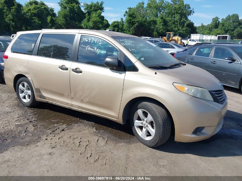 2011 TOYOTA SIENNA BASE V6