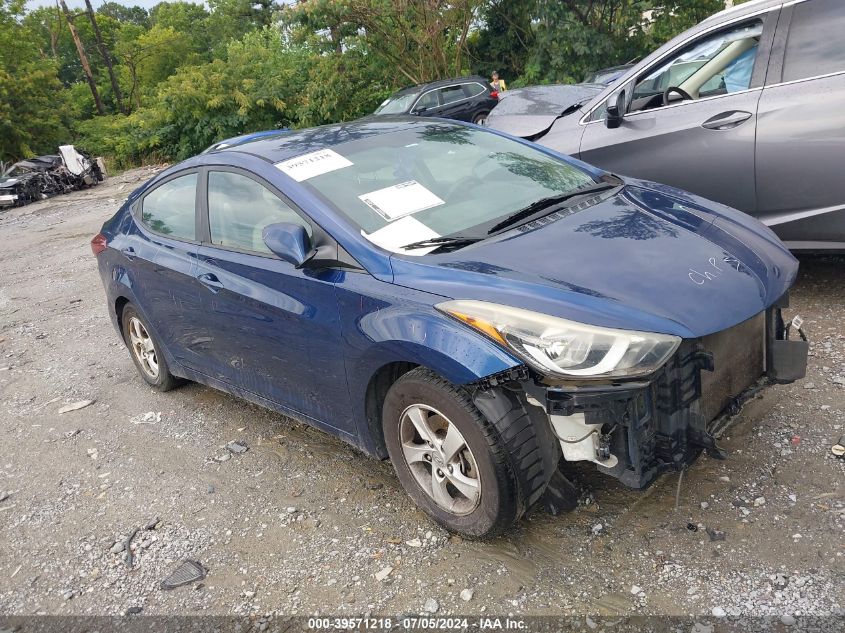 2015 HYUNDAI ELANTRA SE