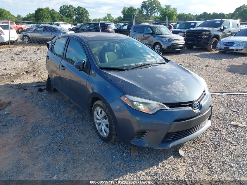 2016 TOYOTA COROLLA LE