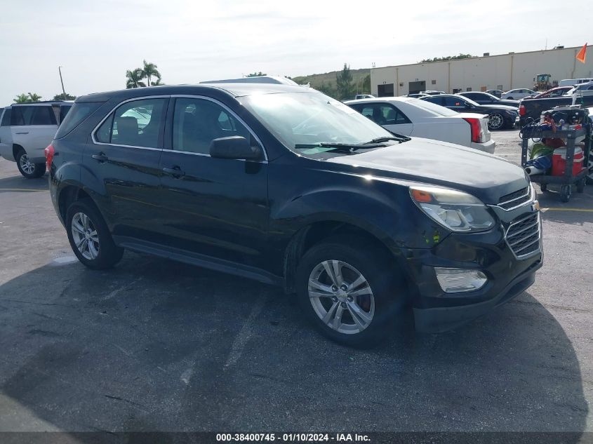 2016 CHEVROLET EQUINOX LS