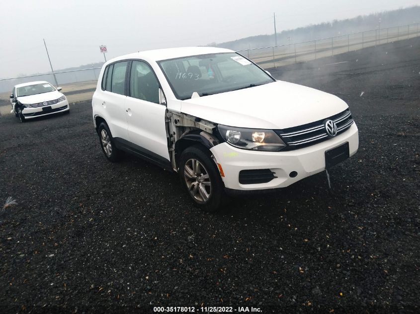 2013 VOLKSWAGEN TIGUAN S