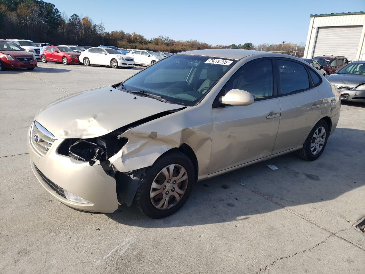 2010 HYUNDAI ELANTRA BLUE