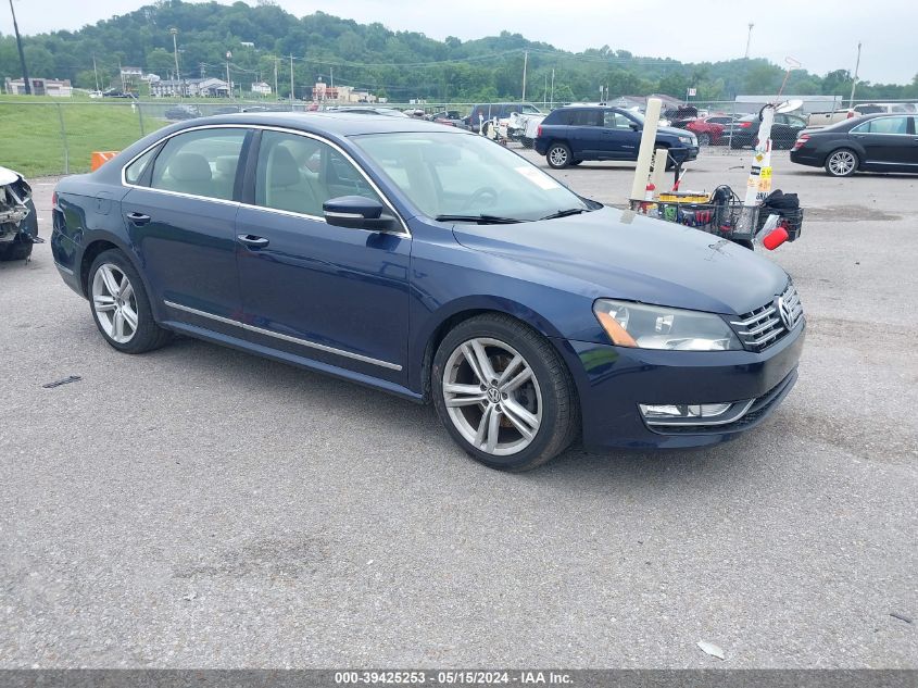 2012 VOLKSWAGEN PASSAT 2.0L TDI SE