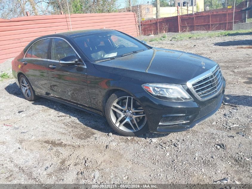 2016 MERCEDES-BENZ S 550 4MATIC