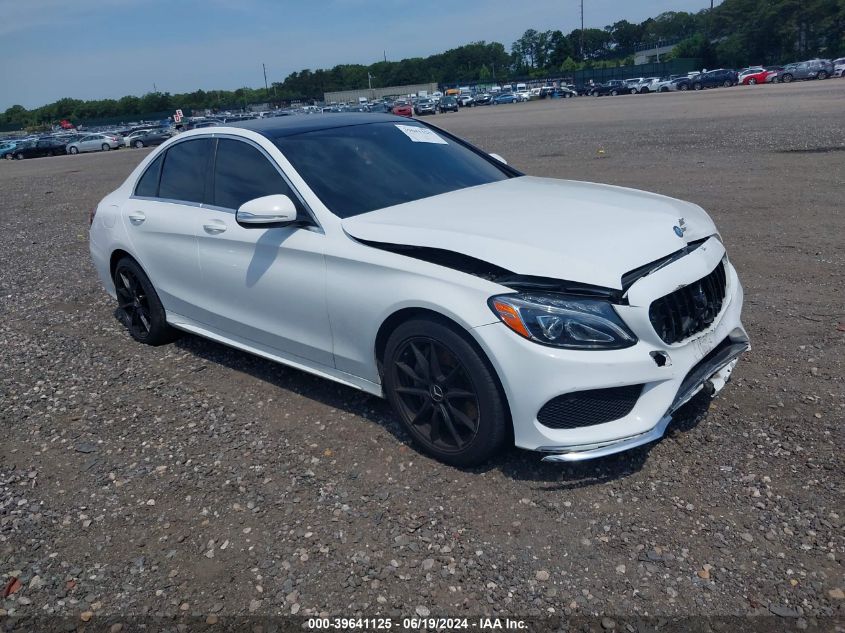 2015 MERCEDES-BENZ C 300 4MATIC/LUXURY 4MATIC/SPORT 4MATIC