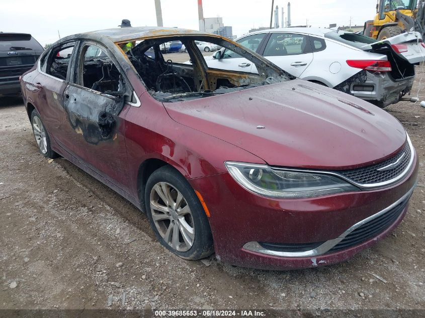 2015 CHRYSLER 200 LIMITED