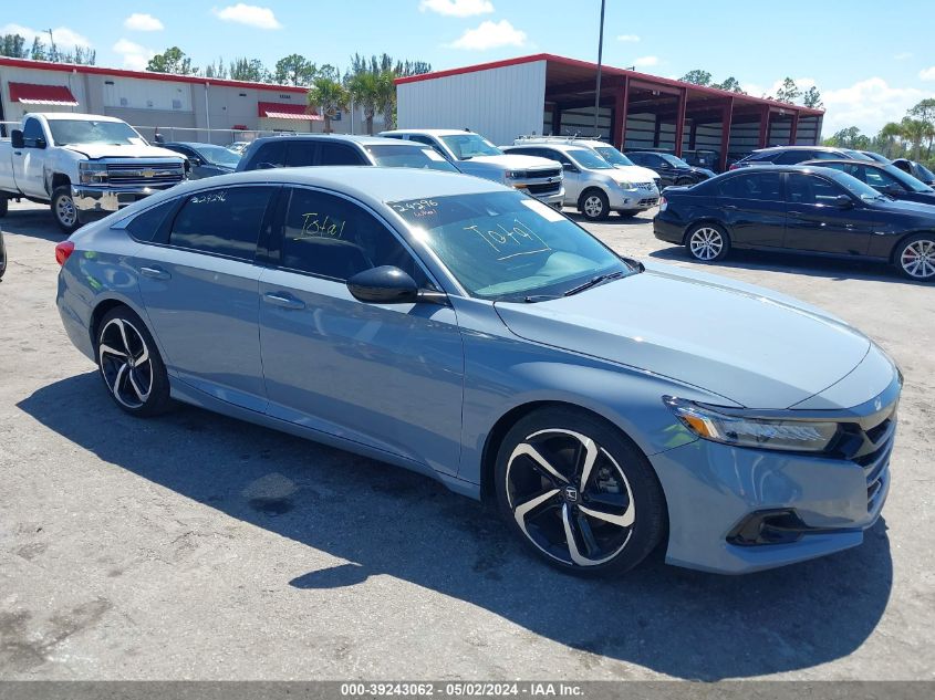 2021 HONDA ACCORD SPORT