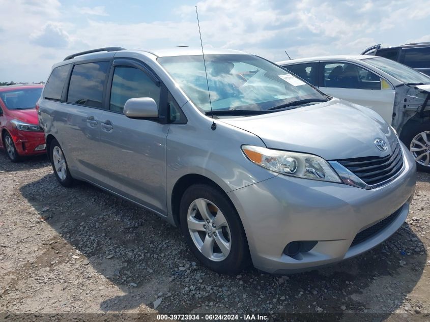 2014 TOYOTA SIENNA LE V6 8 PASSENGER