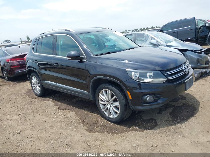 2012 VOLKSWAGEN TIGUAN SE