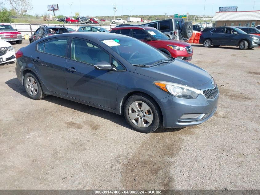 2016 KIA FORTE LX