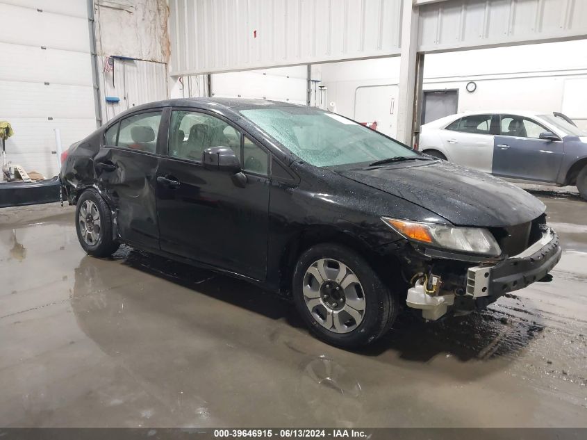 2012 HONDA CIVIC LX