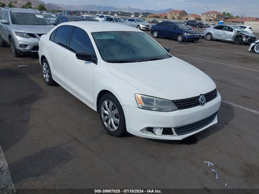 2012 VOLKSWAGEN JETTA 2.0L S