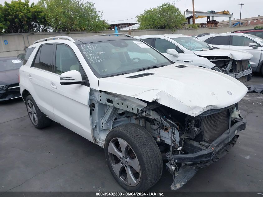 2017 MERCEDES-BENZ GLE 350 4MATIC