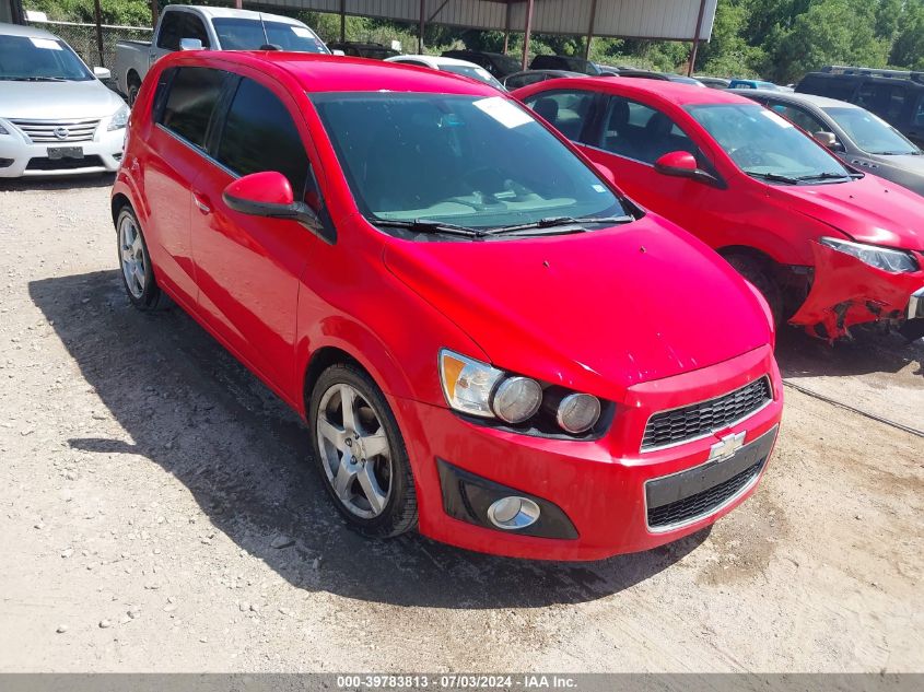 2016 CHEVROLET SONIC LTZ AUTO