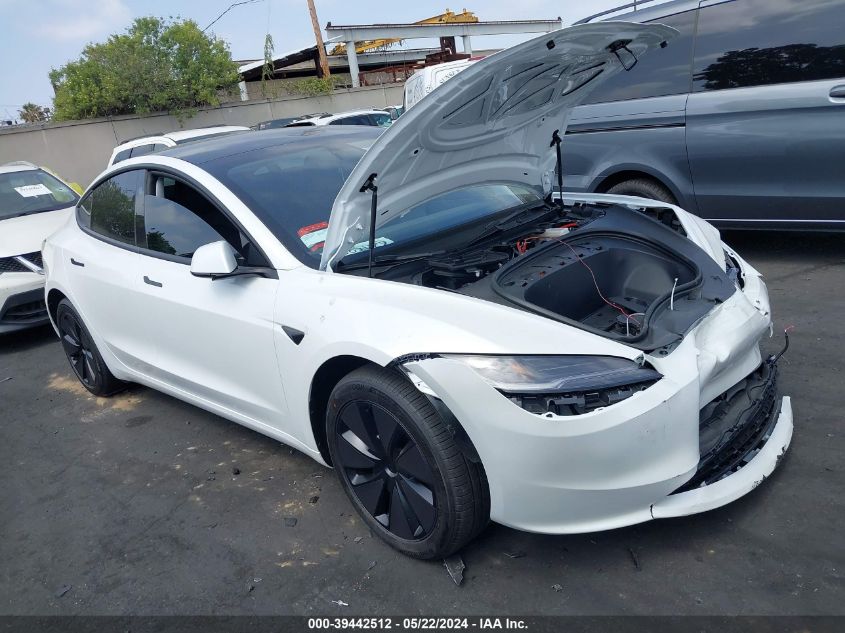 2024 TESLA MODEL 3 REAR-WHEEL DRIVE