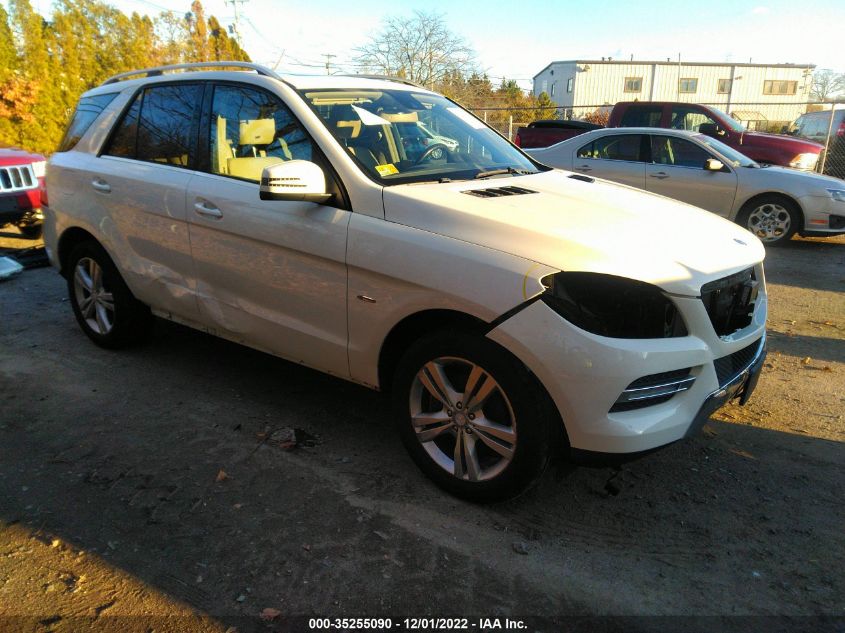 2012 MERCEDES-BENZ ML 350