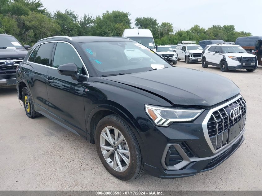 2023 AUDI Q3 PREMIUM 45 TFSI S LINE QUATTRO TIPTRONIC