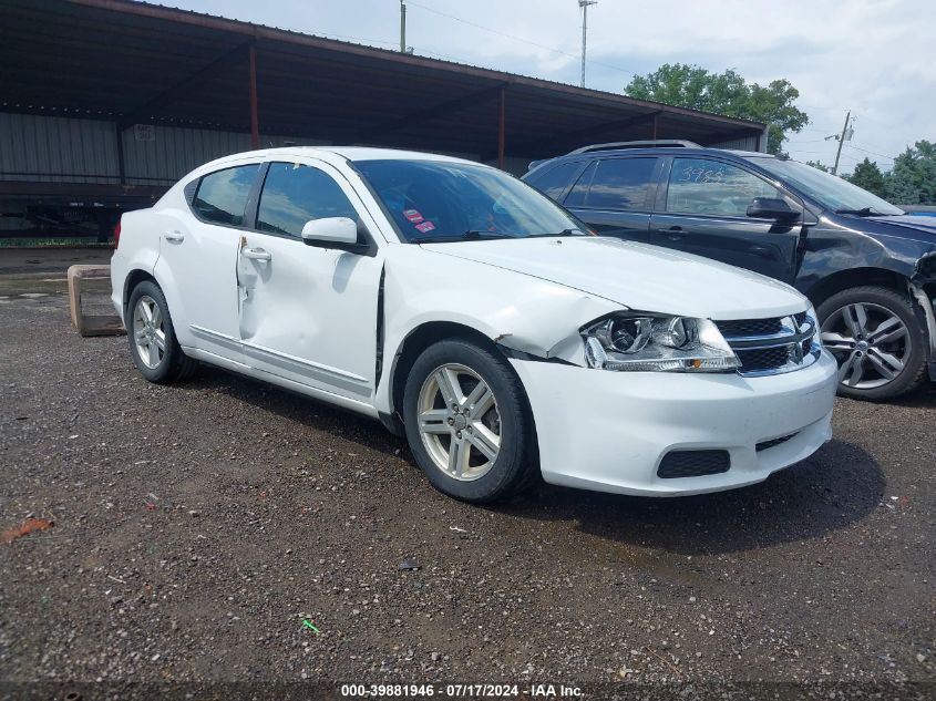 2012 DODGE AVENGER SXT