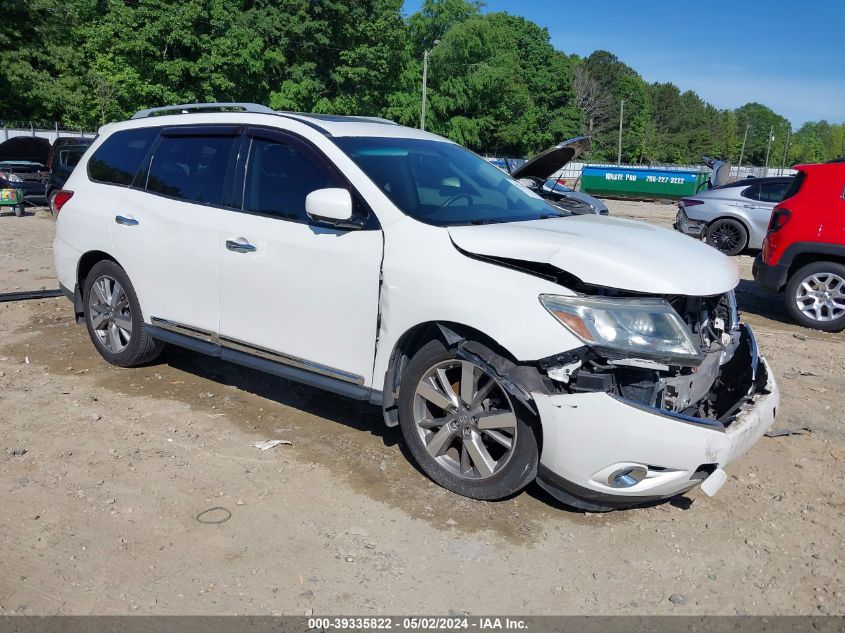 2015 NISSAN PATHFINDER PLATINUM