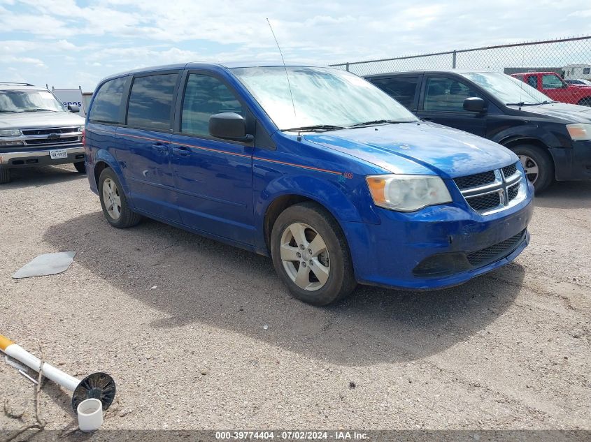 2013 DODGE GRAND CARAVAN SE