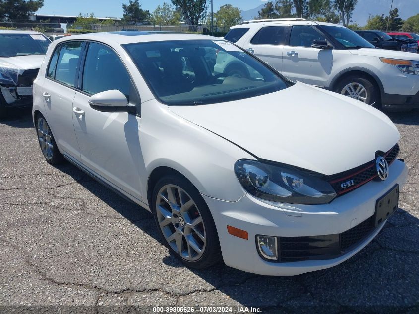 2013 VOLKSWAGEN GTI DRIVERS EDITION