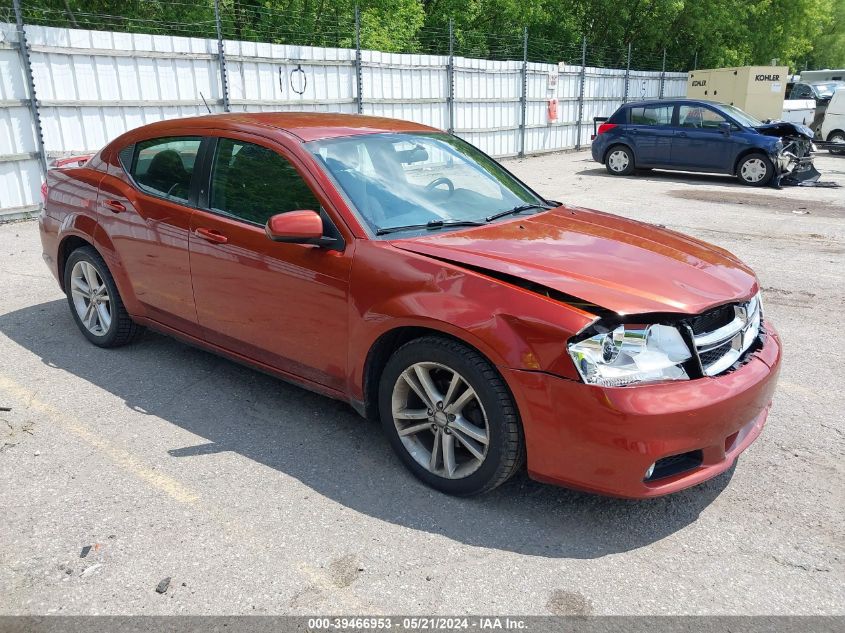 2012 DODGE AVENGER SXT