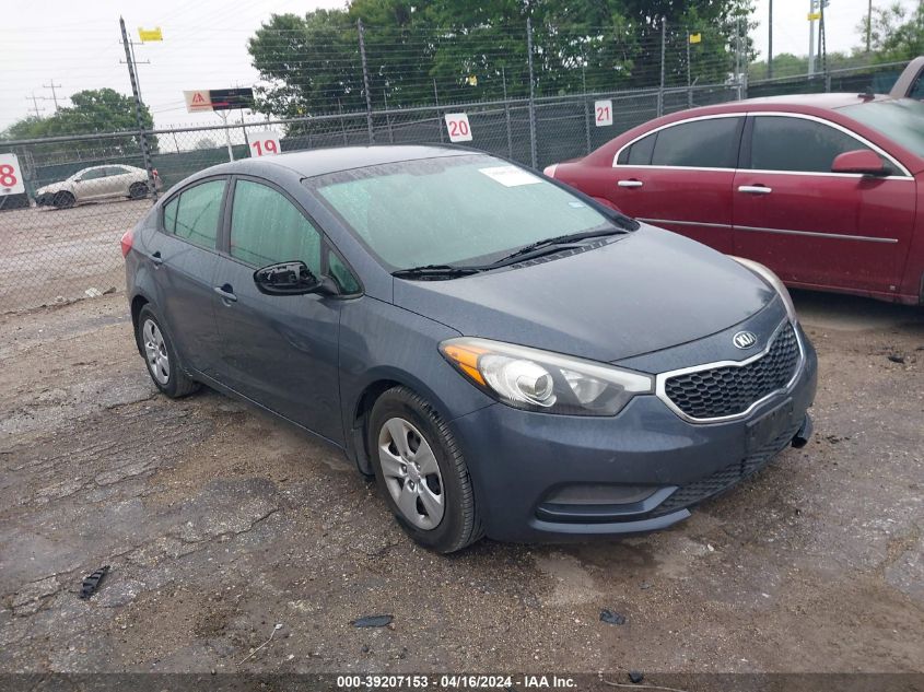 2016 KIA FORTE LX