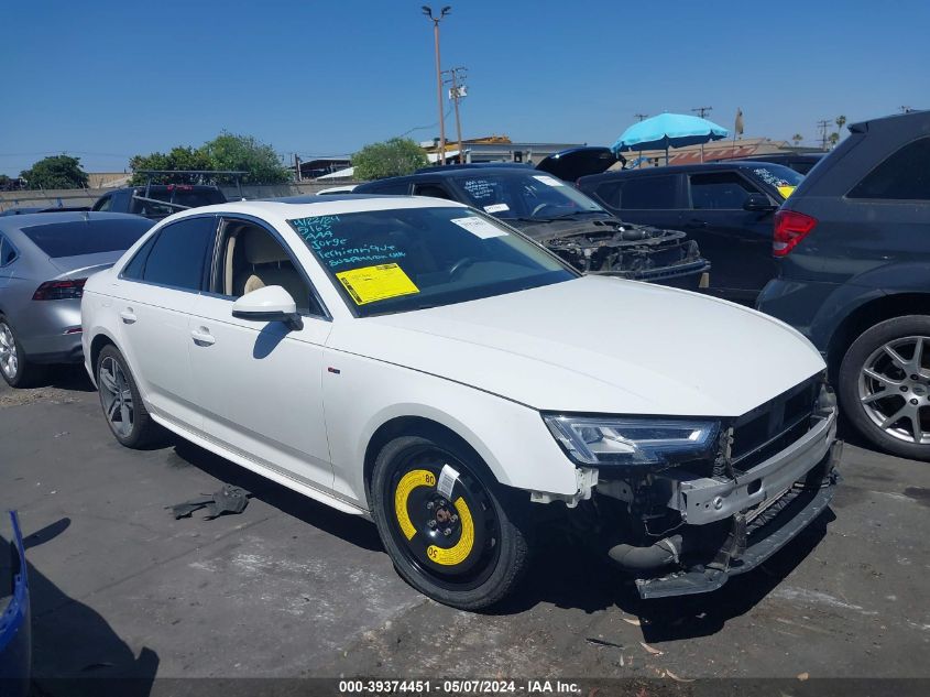 2018 AUDI A4 2.0T TECH ULTRA PREMIUM/2.0T ULTRA PREMIUM