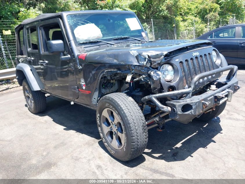 2017 JEEP WRANGLER UNLIMITED SPORT 4X4