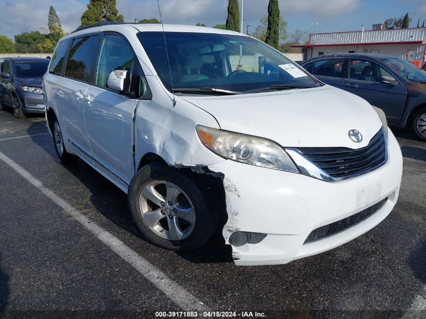 2014 TOYOTA SIENNA LE V6 8 PASSENGER