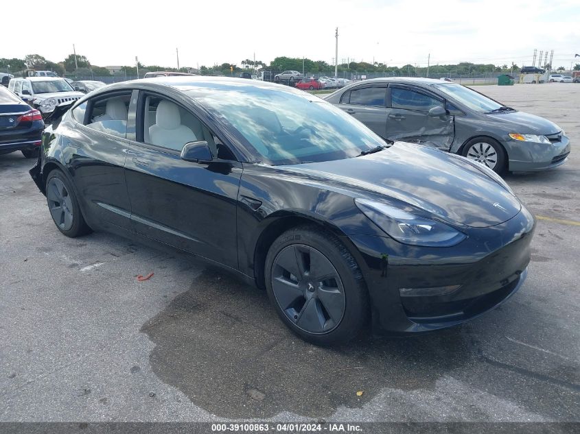 2022 TESLA MODEL 3 LONG RANGE DUAL MOTOR ALL-WHEEL DRIVE