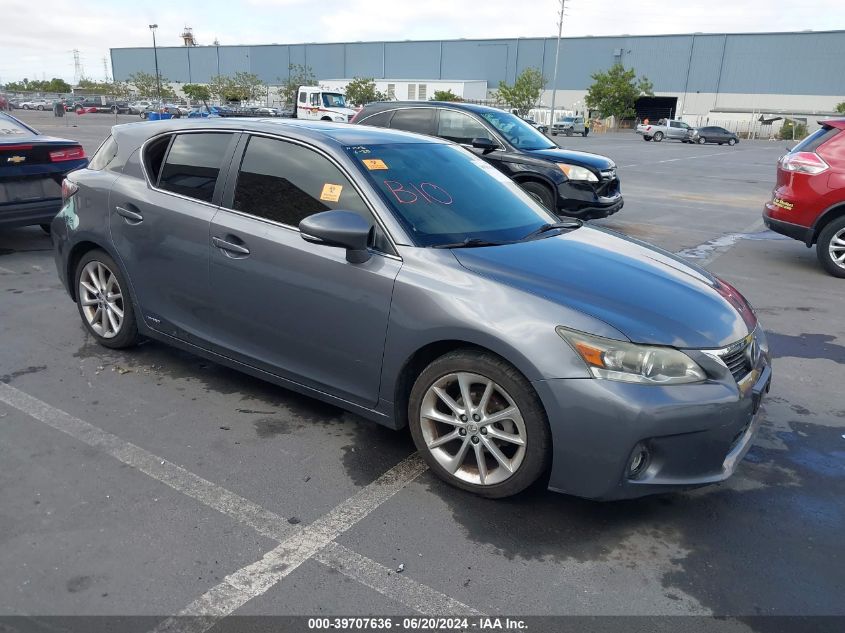 2012 LEXUS CT 200H PREMIUM