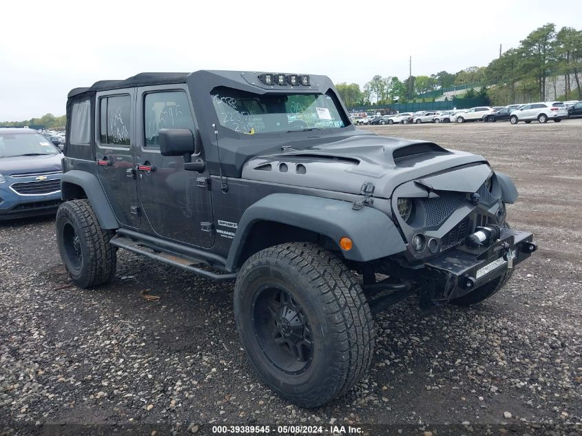 2017 JEEP WRANGLER UNLIMITED SPORT 4X4